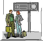 Auf dem Bahnhof trafen sie sich wieder...